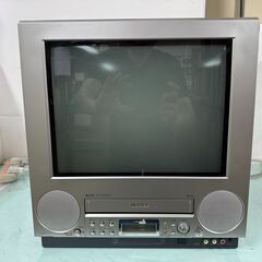 テレビデオ　東芝 J-15FF1　15型　VHS再生可　ブラウン管　