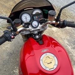 【車検あり】人気！イタリアのオシャレなバイク　DUCATI MONSTER 900 red 2000年 ドゥカティ　モンスター　900 赤　キャブレター式　の画像