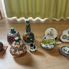 九谷焼 酒器 茶器 皿 カップ セット 