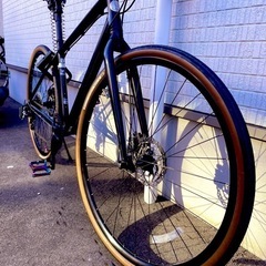 コーダブルームレイルディスクカスタム品　フロントシングル8speed シマノ製油圧ディスクGRX グラベルキングの画像