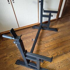 バーベルスタンド（ディップスバー付）　まとめ買い値引き有の画像