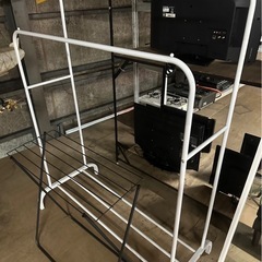 ２点セット売り【洗濯物干しラック】
