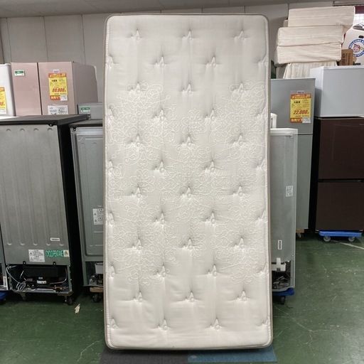 ジモティー限定価格！S268 ⭐ 最高級 SIMMONS シモンズ シングルマットレス ビューティーレストプレミアム 幅97cm USED 綺麗