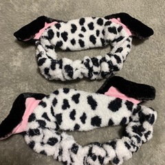 ディズニー　101匹わんちゃん耳付きヘアバンド2セットの画像