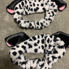 ディズニー　101匹わんちゃん耳付きヘアバンド2セットの画像