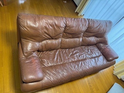ソファー 3人掛け 革