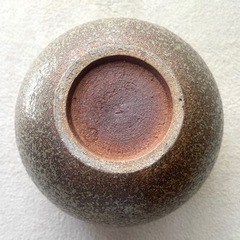 壺 梅 花器 花瓶 生花 陶芸の画像