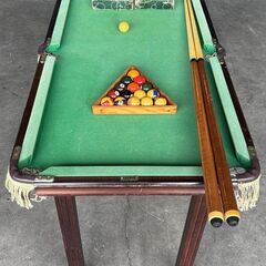 中古品　ミニビリヤード台　組み立て式           Mの画像