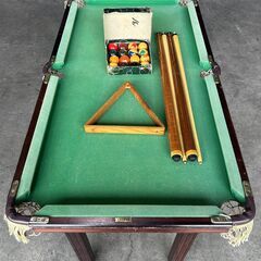 中古品　ミニビリヤード台　組み立て式           Mの画像