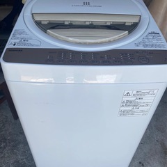 TOSHIBA洗濯機7キロ　クリーニング済み。②