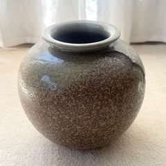 壺 梅 花器 花瓶 生花 陶芸の画像