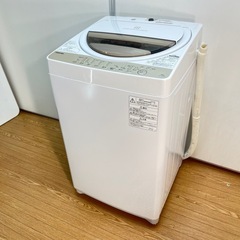 東芝洗濯機 6kg 2020年製の画像