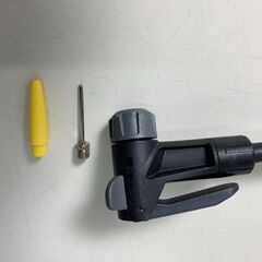（250610）サムライディング　自転車 空気入れ 仏式 米式 英式　エアゲージ付きの画像