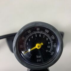 （250610）サムライディング　自転車 空気入れ 仏式 米式 英式　エアゲージ付きの画像