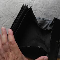 長財布　黒の画像