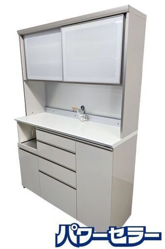 【美品】Pamouna パモウナ キッチンボード Pamouna/パモウナ キッチンボード 幅140 SUPERIOR/スーペリア ソフト