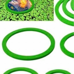 メダカ、金魚のエサ拡散防止リング