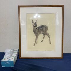 絵画　カート・マイヤー『鹿』