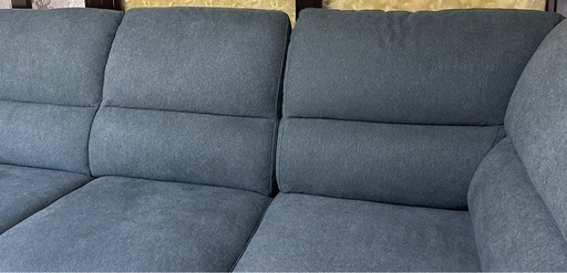 【値下げ】ソファ 布張りカウチソファ  ニトリ 