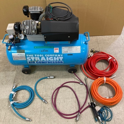 動作品 エアーコンプレッサー STRAIGHT 99年製