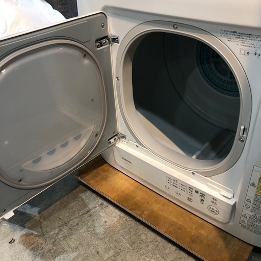 配達可【東芝】【衣類乾燥機6k】2023年製　 クリーニング済　6ヶ月保証　管理番号11006知
