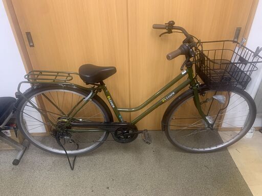 整備済み中古自転車　２７インチ　変速、LEDオートライト付き自転車