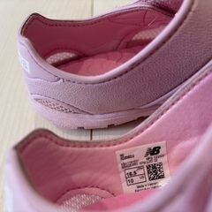 【中古品】16.5〜17.0cmピンク系シューズセット　3足の画像