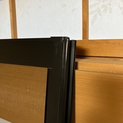 セイキのフリーサイズ網戸　2枚　SEIKI　KF26K 66-60型　ブラックの画像