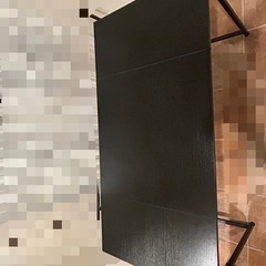【引取限定】サンワダイレクト パソコンデスク 幅120×奥行60 cm ブラックの画像