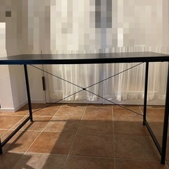 【引取限定】サンワダイレクト パソコンデスク 幅120×奥行60 cm ブラックの画像