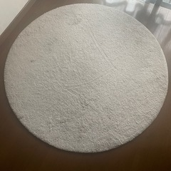 ラグ　IKEA 白