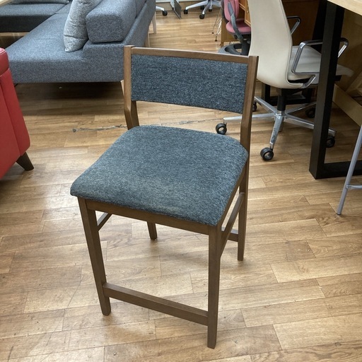 S728 ⭐ 貞苅椅子製作所 肘無し椅子 ブラウン 幅41cm USED