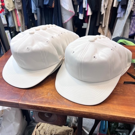 新品　18個　野球　ソフトボール　帽子　オフホワイト