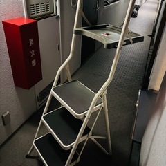 脚立　３段　トレー付き