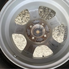 145/80R13 スタッドレス４本セット（ホイール付き）　ブリヂストンアイスパートナーの画像