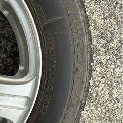 145/80R13 スタッドレス４本セット（ホイール付き）　ブリヂストンアイスパートナーの画像