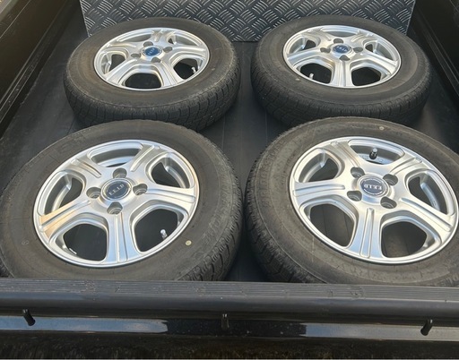 145/80R13 スタッドレス４本セット（ホイール付き）　ブリヂストンアイスパートナー