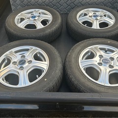 145/80R13 スタッドレス４本セット（ホイール付き）　ブリ...