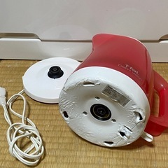 ティファール(レッド) デルフィニヴィジョン 電気ケトル 1.5Lの画像