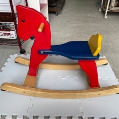 グランパパ　ピントーイ　木製　ロッキングホース　木馬　乗用玩具　...