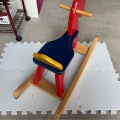 グランパパ　ピントーイ　木製　ロッキングホース　木馬　乗用玩具　乗り物　おもちゃ　中古　③の画像