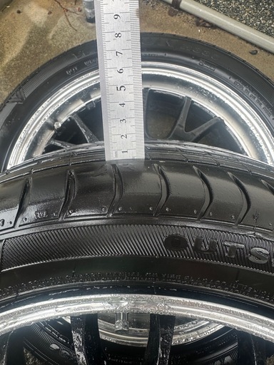 タイヤ・アルミホイール　165/55/R15。