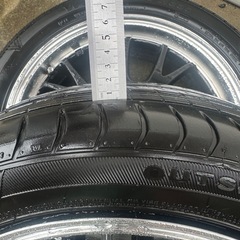 タイヤ・アルミホイール　165/55/R15。