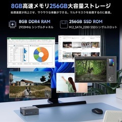 ①pc Intel N5095搭載 DDR4 8GB+128GB SSD Bmaxの画像