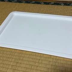 角型トレー ホワイト クリーム色　BOX フタ　の画像