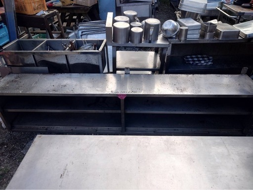 ステンレス天吊棚21