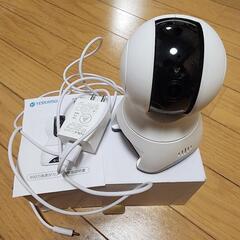 首振り機能付き　見守りカメラ　800万画素　Wi-Fiがあれば使...