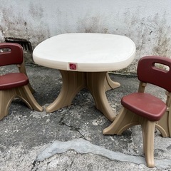 美品‼️3点セット‼️🇺🇸US製アメリカン遊具テーブル＆チェア2...