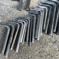 六角レンチ　工具　各サイズセット　多数の画像