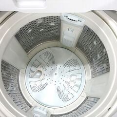 西岡店 洗濯機 8.0kg 2019年製 日立 HITACHI BW-V80E ファミリーサイズ ビートウォッシュ インバーター 白 ガラストップの画像